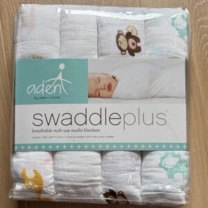 aden + anais Swaddleplus Muslin Blankets with Animal Prints
